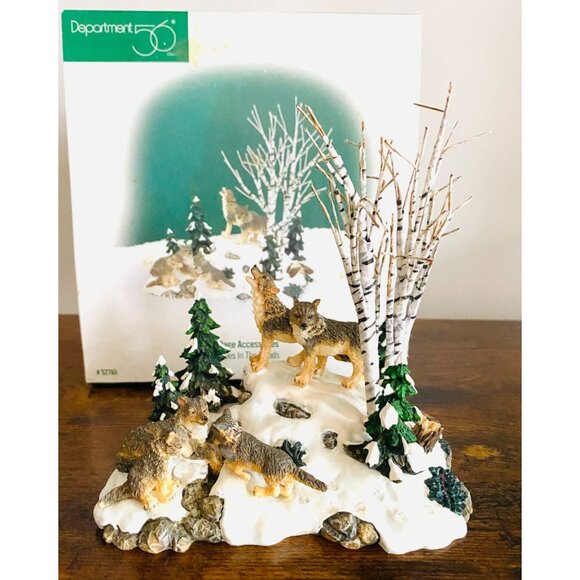 Department 56 Village Wolves In The Woods Christmas Village #52765 - Picture 1 of 6